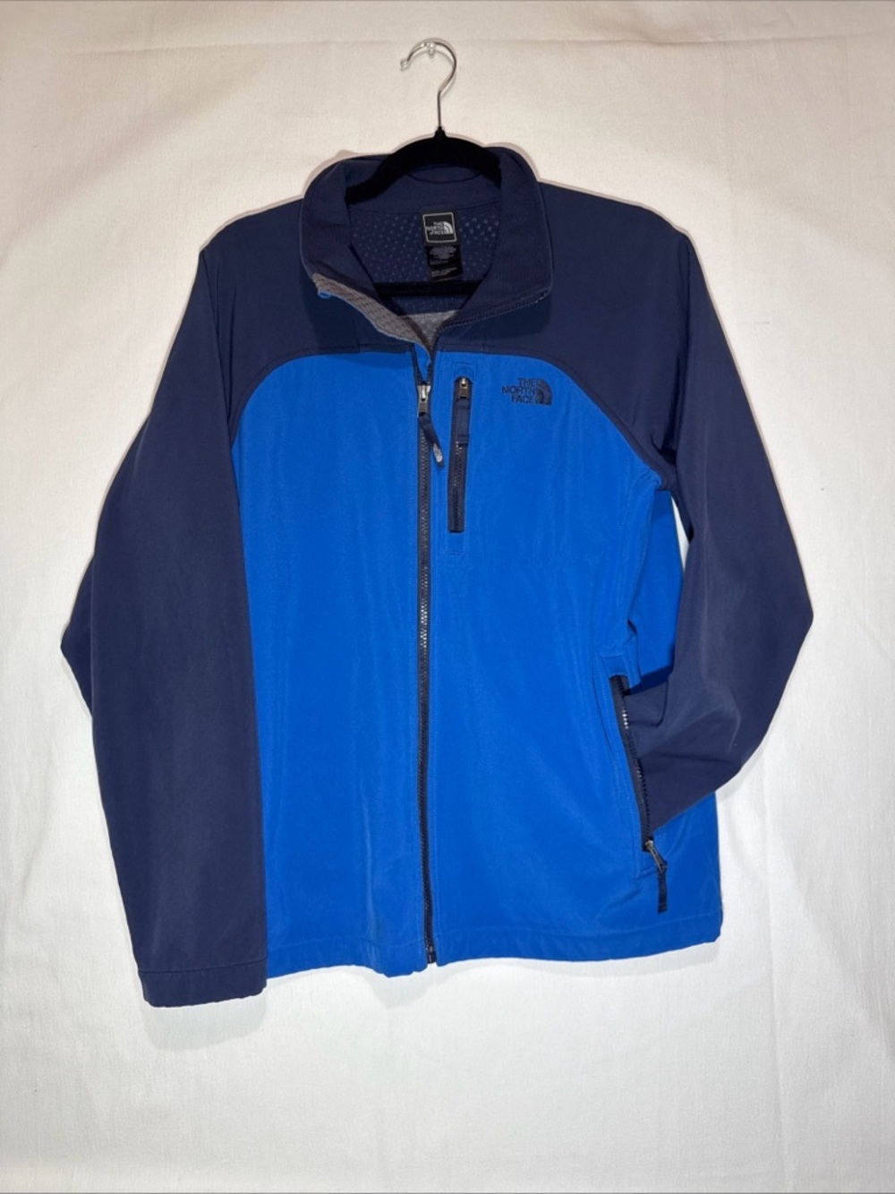 The North Face Apex Risor Soft Shell Jacket - Boys Youth XL - Blue Full Zip